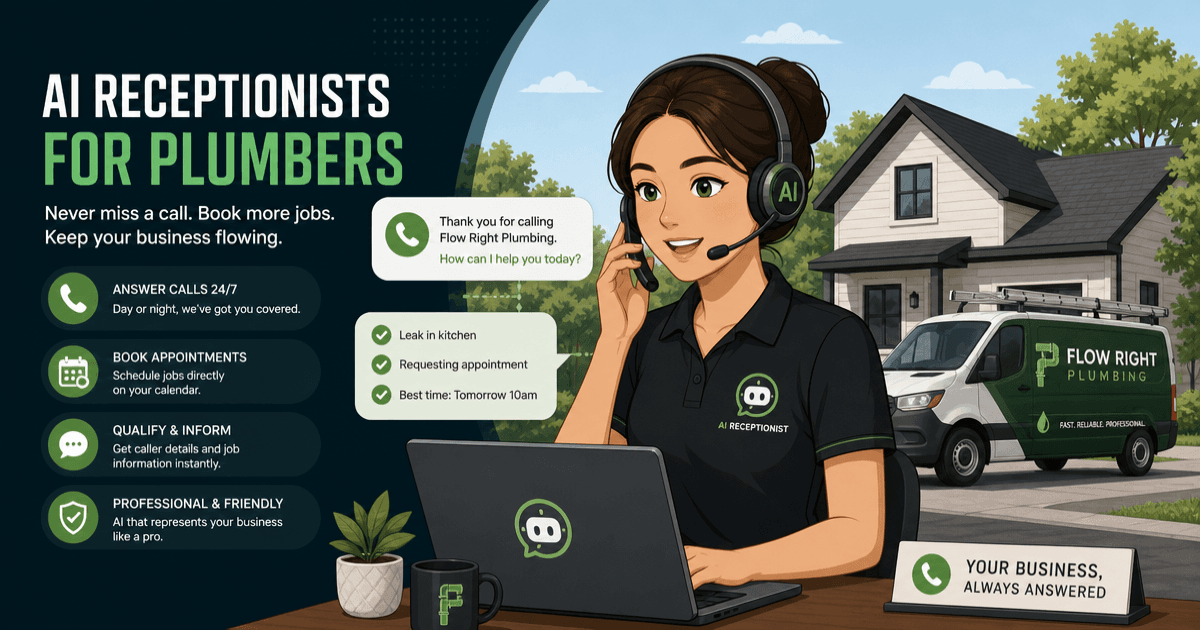 AI Receptionist for Plumbers: Complete Guide [2026]